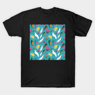 Australian Native Birds and Flowers T-Shirt